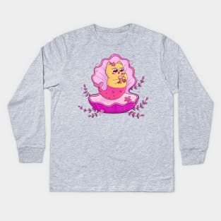 Meowmaid Kids Long Sleeve T-Shirt